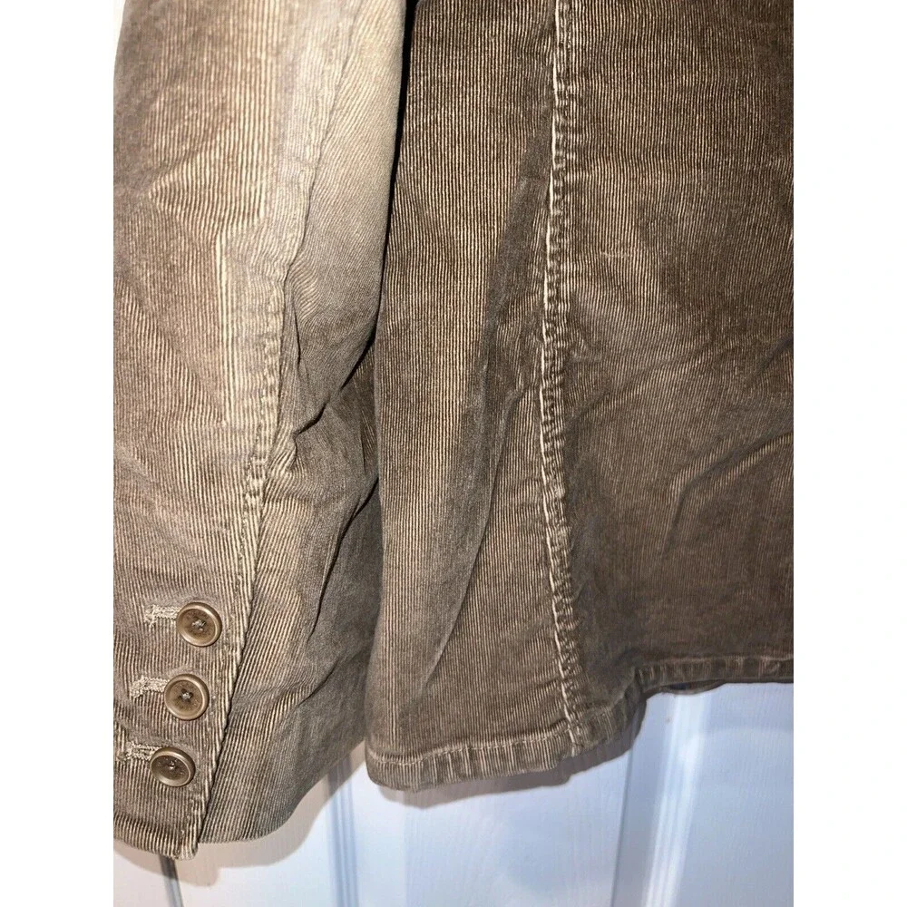 Armani Exchange A|X Corduroy Sport Coat Blazer Casual Jacket Medium Camel Brown